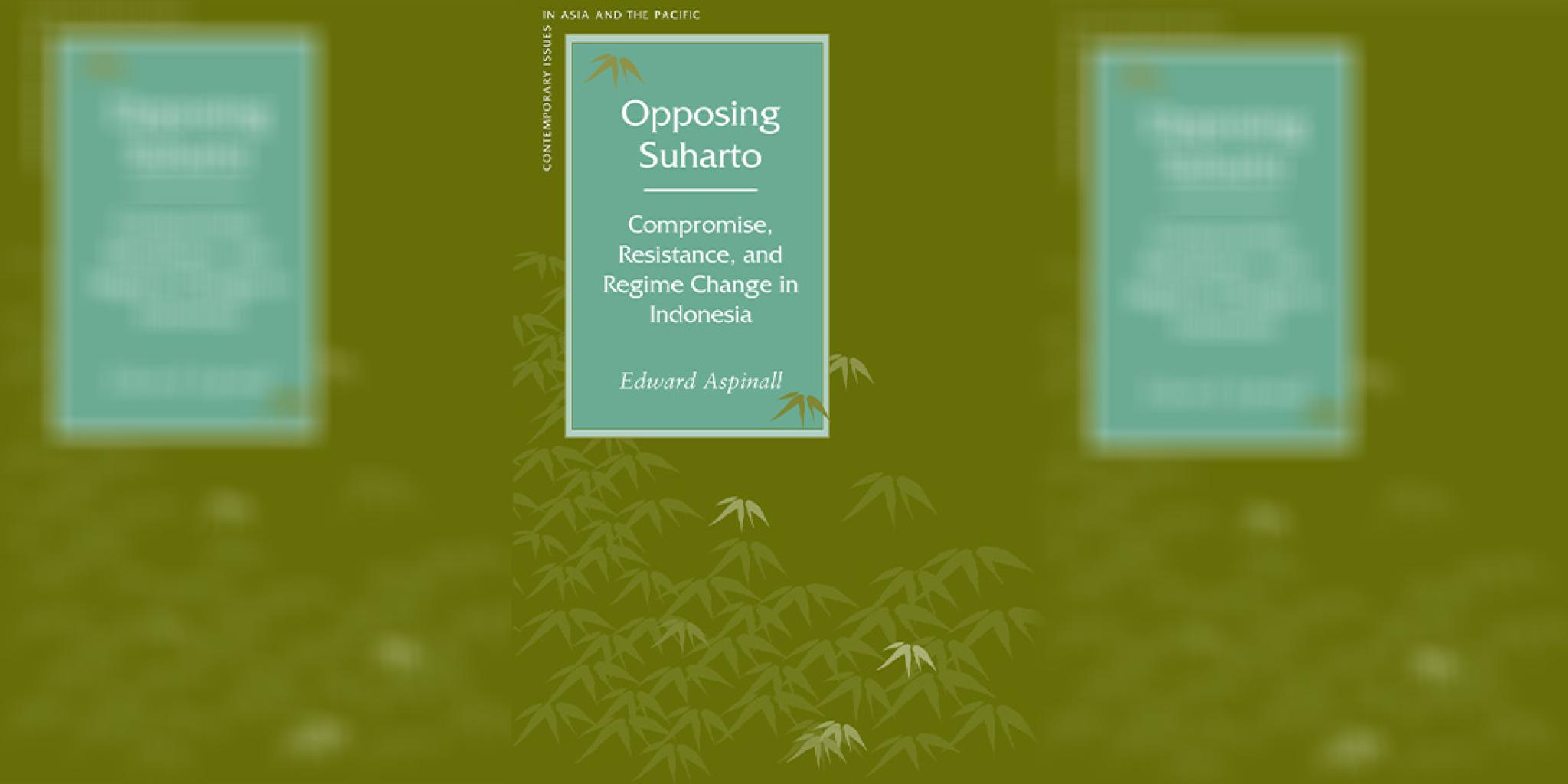 Opposing Suharto book cover 