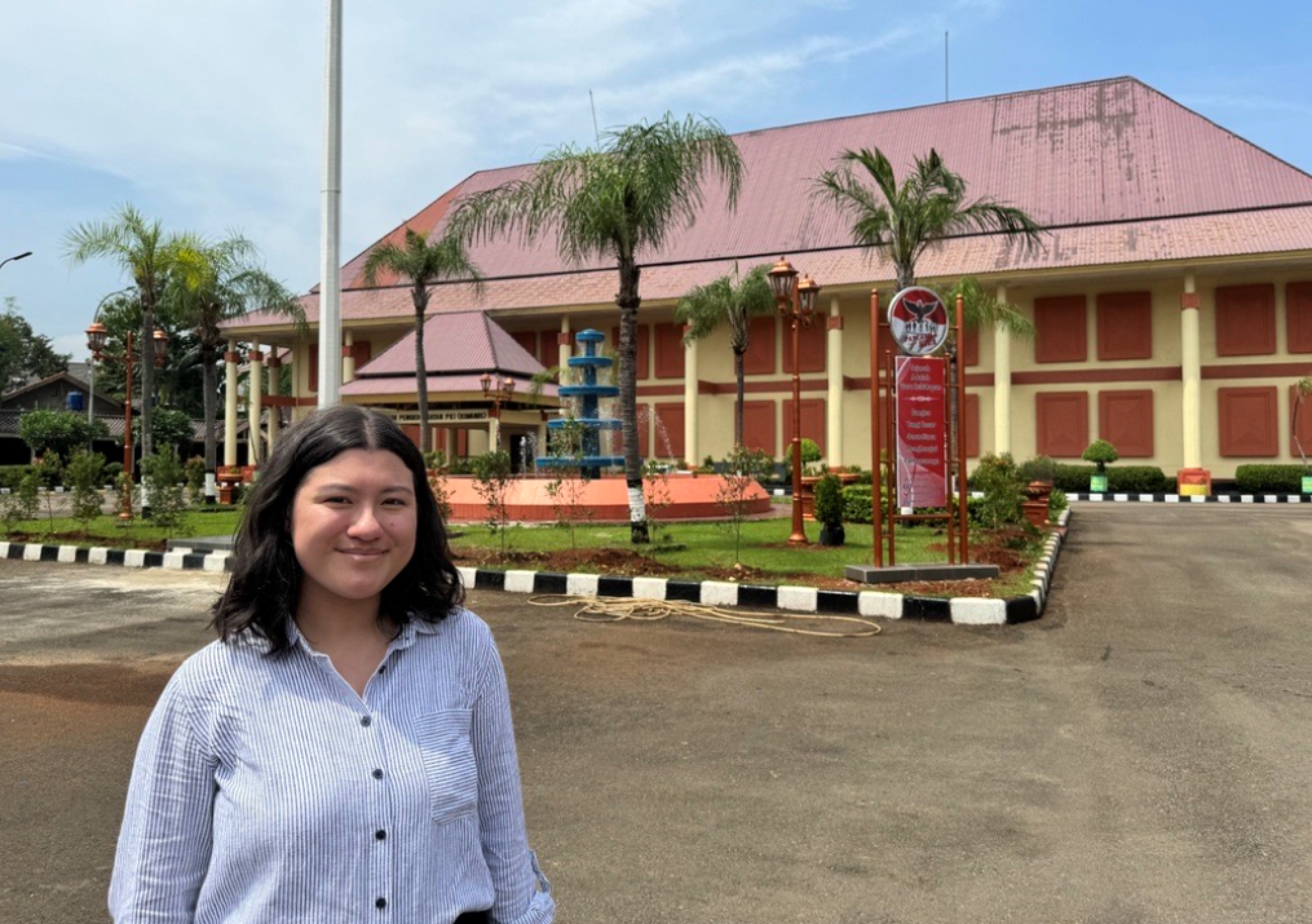 Amandine Ong in Jakarta on the STST2020 study tour