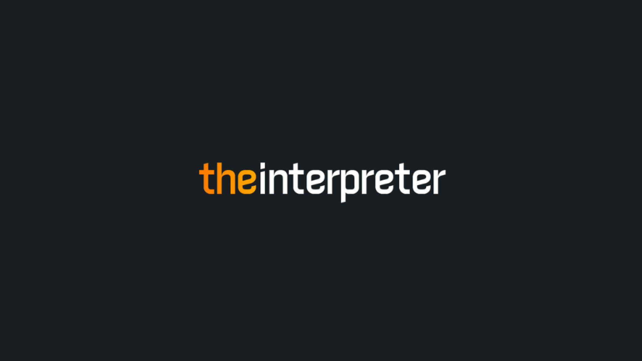 the interpreter