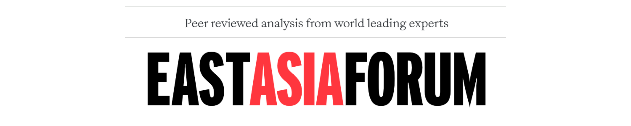 East Asia Forum