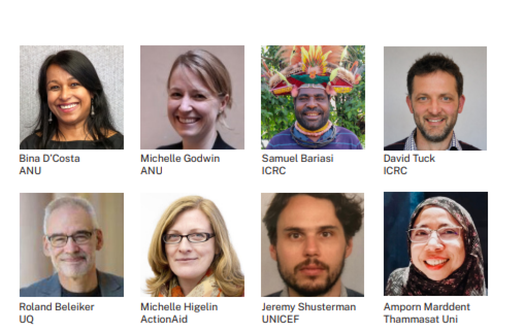 Visualising Alternative Humanitarian Visuals? speakers Visualising Alternative Humanitarian Visuals? speakers