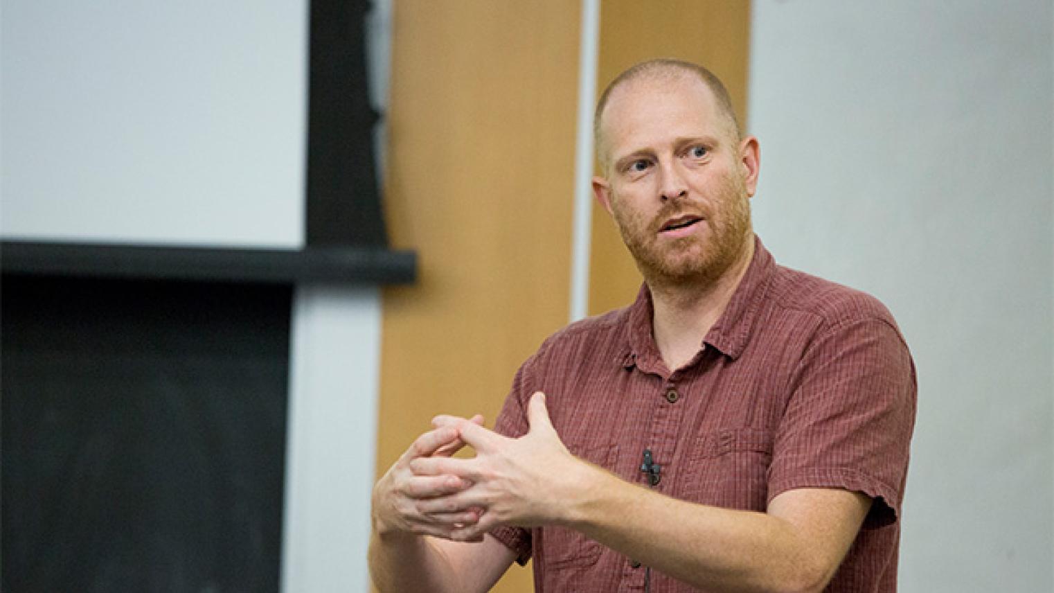 Adam Moore, assistant professor of geography in the UCLA College