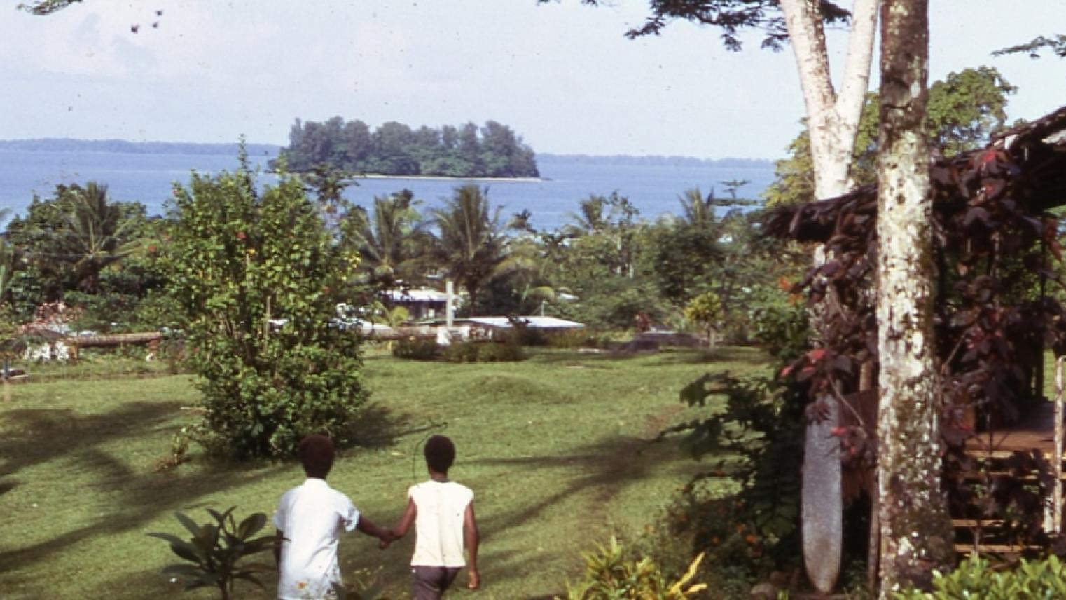 Museum, cemetery, etc. at Manus High School’, c. 21 Sep 1973. Photographer Bill Gammage. PMB PHOTO 46-0696