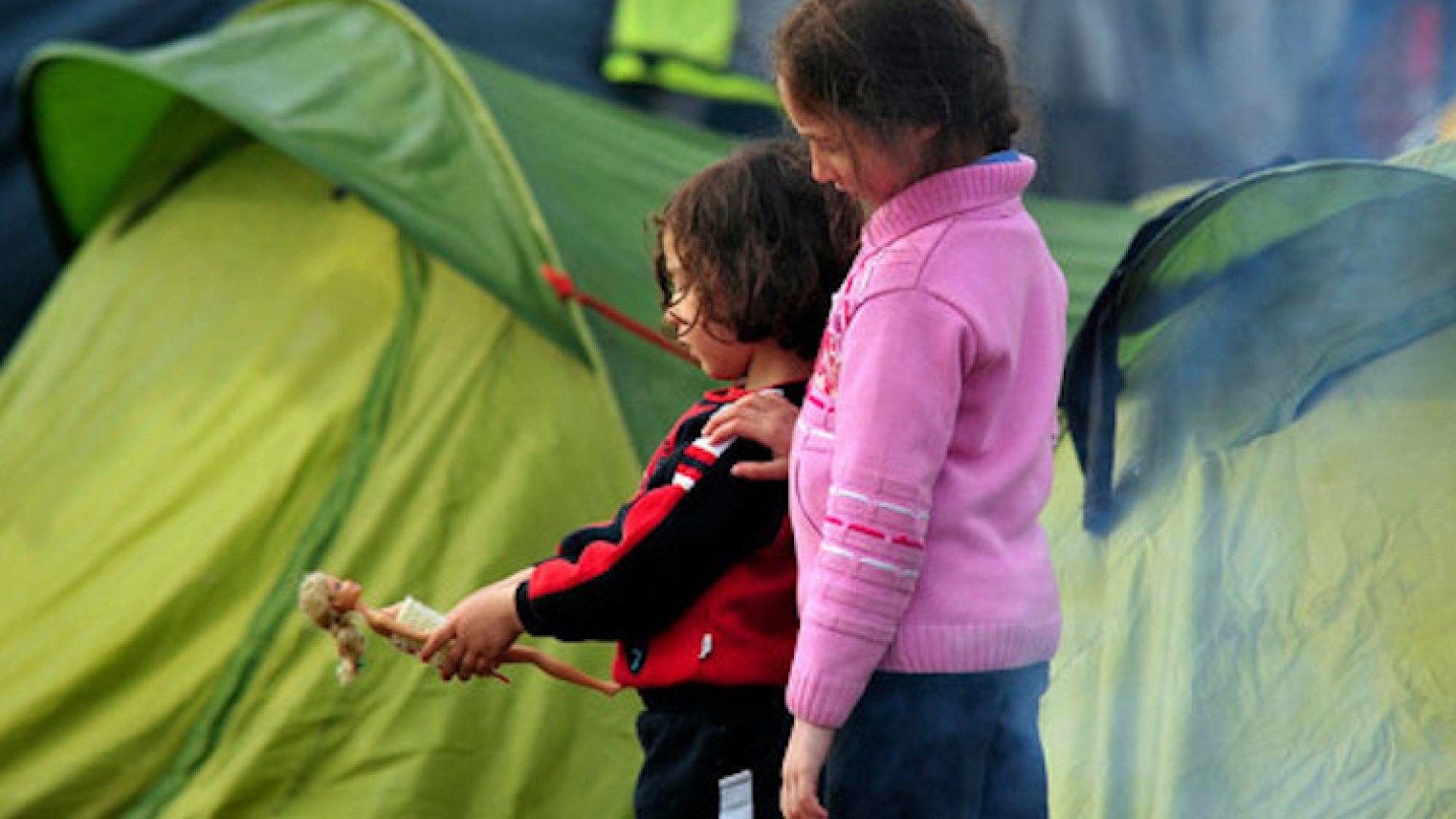 European Refugee Emergency, 2016. Photo by Bina D'Costa. European Refugee Emergency, 2016. Photo by Bina D'Costa.