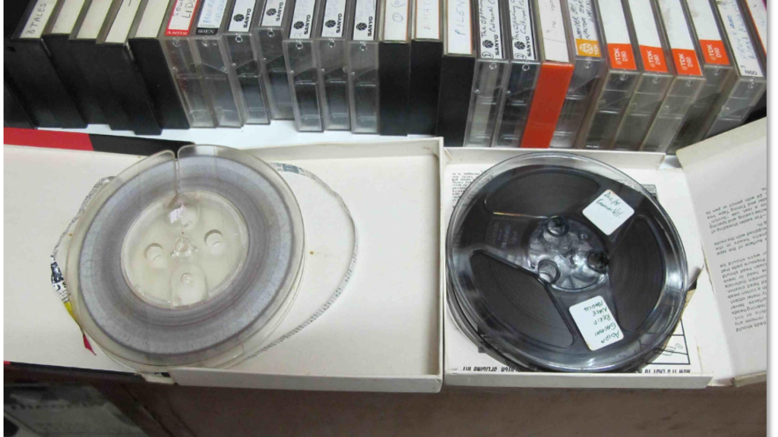 Old tapes for digitisation