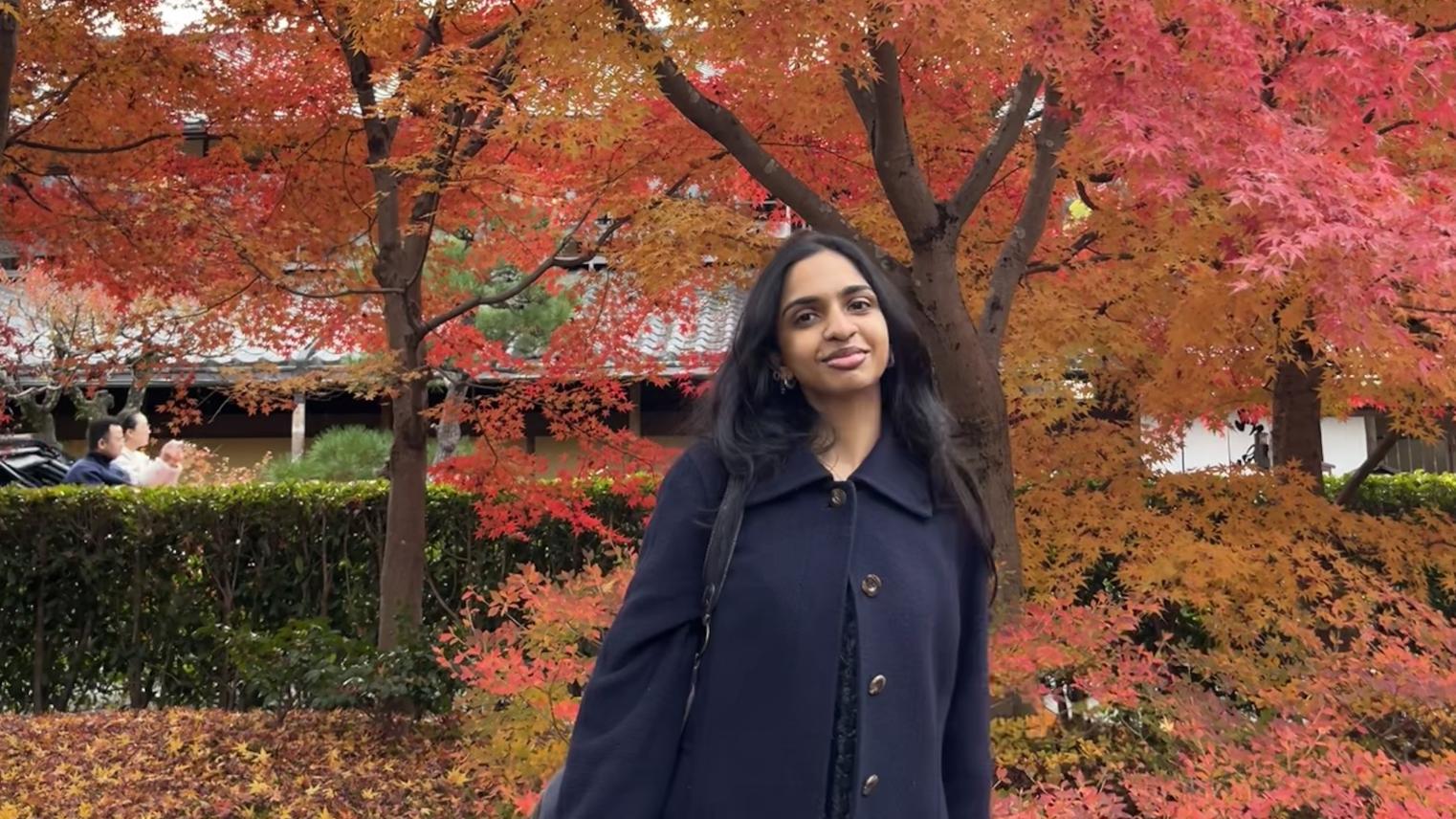 Undergraduate student Sarah Meera