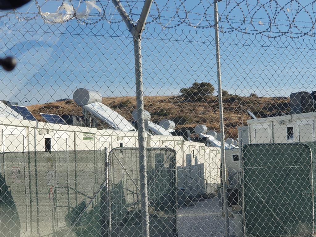 Mavrovouni Camp, Lesbos, Greece, 2022. Photo by Bina D'Costa.